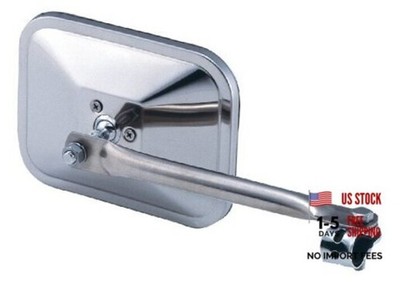 K Source  Clamp on Spot Mirror, Convex Auxiliary Mirror for Tow 4 1/2'' x 6''