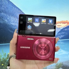 Samsung MV900f Digital Camera 1080 HD Video Recording Flip Up Screen Red 90 NEW
