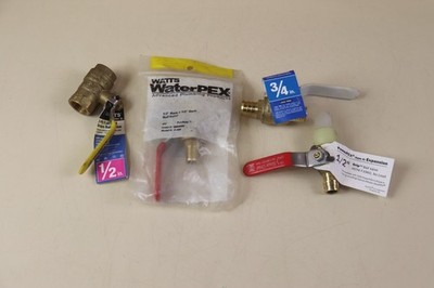 Ball Valves Watts 3/4 LFM-760-PEX, 1/2 FBV-3C, 1/2''x1/2'' P560, Sioux 648WG2FPPK1
