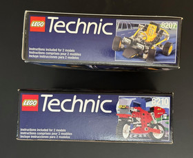 LEGO Technic 8207 Dune Duster Cabriolet & 8210 Nitro Bike GTX NRFB