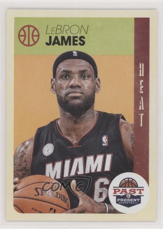 2012-13 Panini Past & Present LeBron James #6 09t8