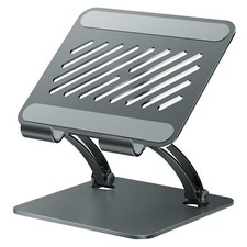 Tablet Holder Stand, Dual Rod Adjustable Aluminum Desktop Stand, Compatible w...