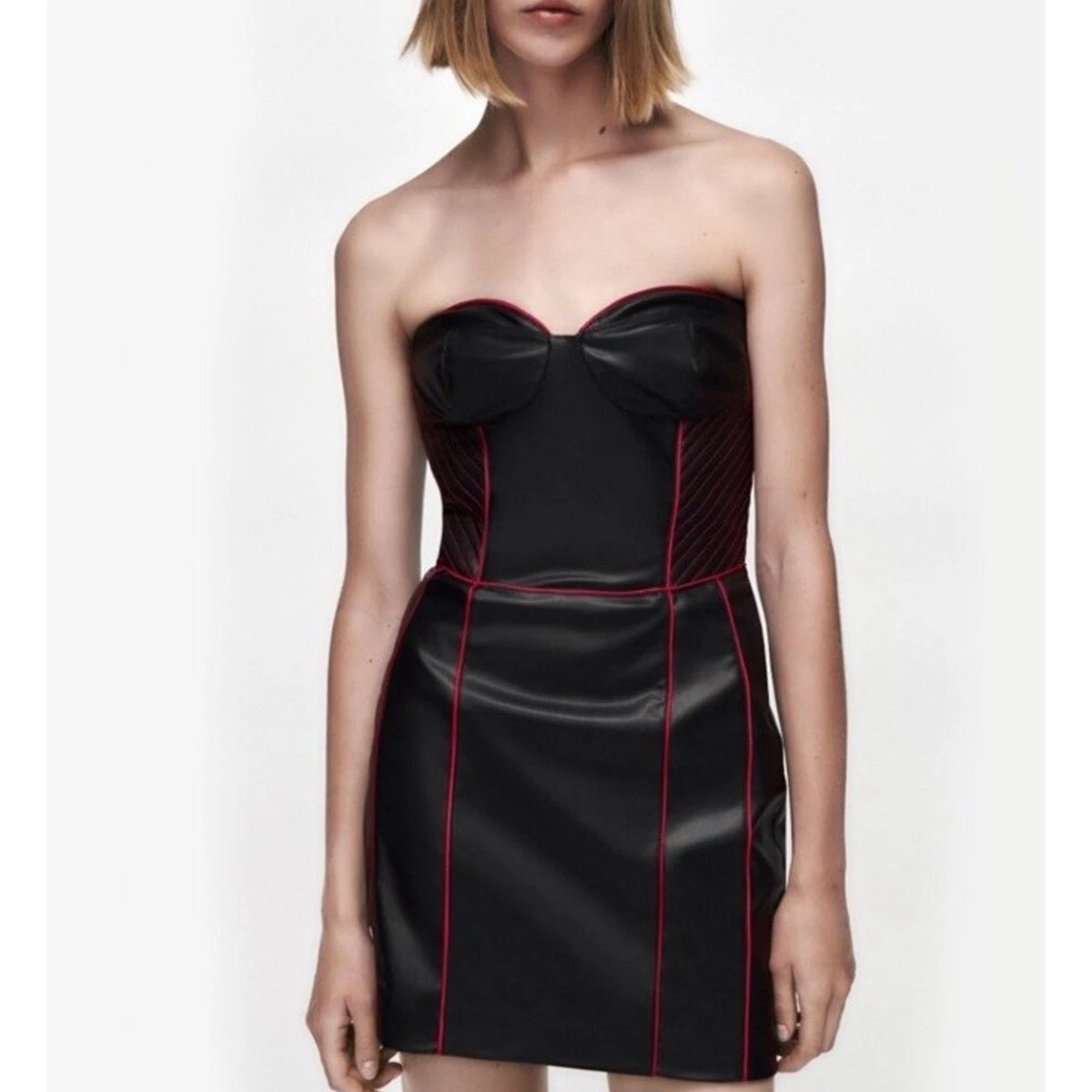 Faux Leather Pink Dresses for Women for sale | eBay