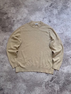 brunello cucinelli beige mens sweater size XL