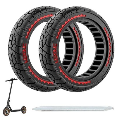  10X2.125 Off Road Tire for Electric Scooter Ninebot 10x2.125 red 2pcs