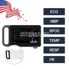 7'' Patient Monitor M7 Touch Screen Multi-Parameter ECG/RESP/TEMP/NIBP/SPO2/PR
