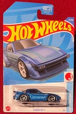 HOT WHEELS J-IMPORTS MAZDA RX-7 BLUE 97/250.SEE COMBINED OFFERS 