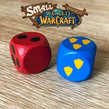Days of Wonder Small World of Warcraft Faction Dice Set - NEW SEALED