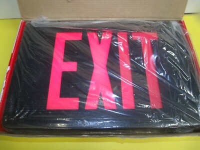 Sure-Lites Cooper Lighting LED Exit Emergency Sign Red And Green Led s NOS