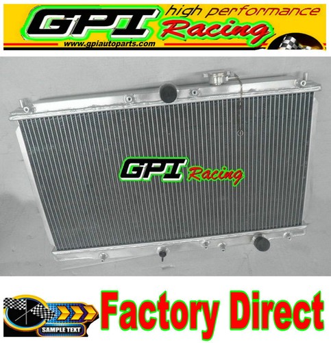 2 ROW FOR 1997-2001 HONDA PRELUDE / ACURA CL 2.2L/ L4 98 99 MT ALUMINUM RADIATOR - Picture 4 of 12