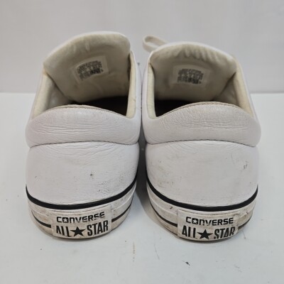 Size 12 Converse Chuck Taylor All Star Street Leather Ox White