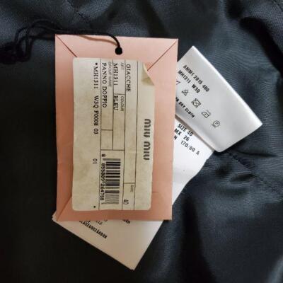 専用ページ ⑧ miumiu wool jacket navy size 40 | eBay