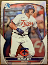 2023 Bowman Draft Brooks Lee Chrome Refractor Rookie Card #BDC-75 Twins RC