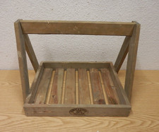 30er 40er Flaschentr&auml;ger Holz Robert+Stevens Growers Cider 30s 40s  Vintage