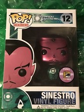 FUNKO POP DC GREEN LANTERN SDCC 2011 METALLIC SINESTRO #12 480 Pieces