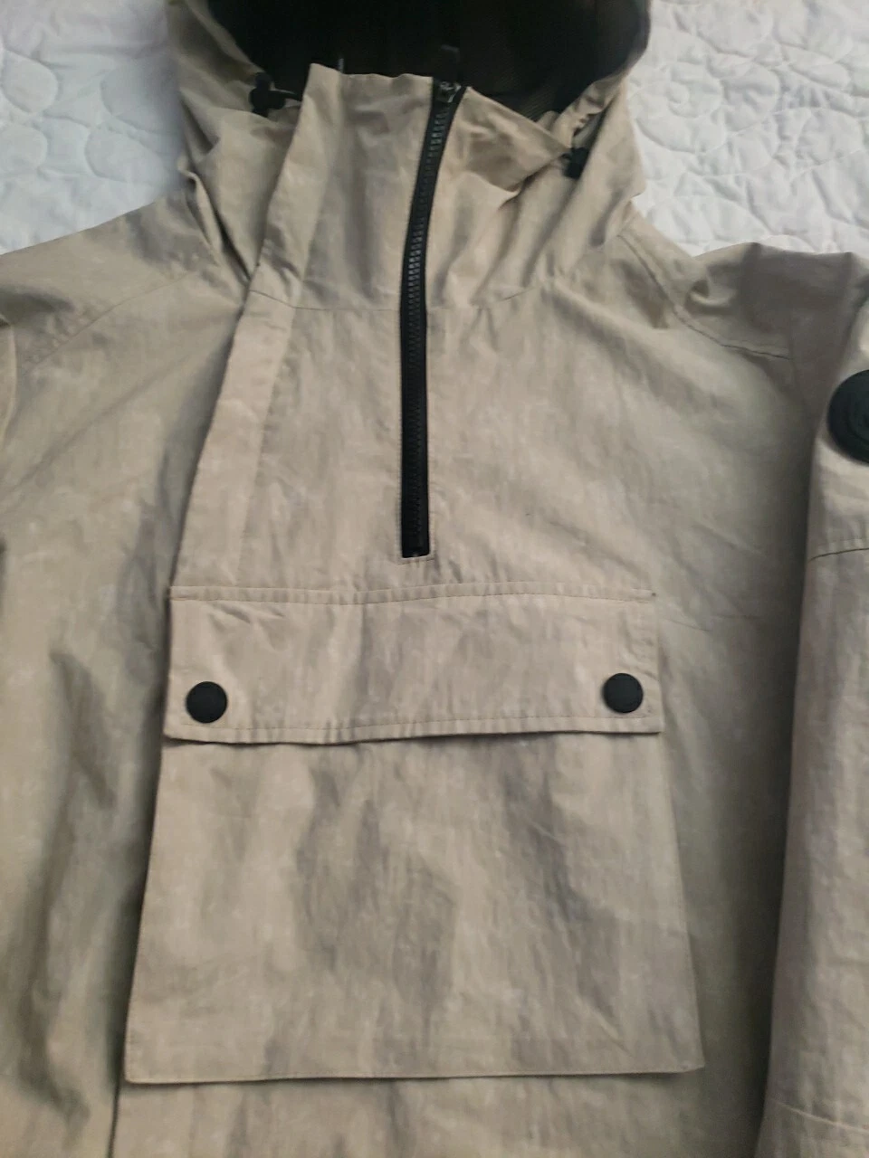 Giacca con cappuccio Michael Kors Cargo Nuova Small Dune