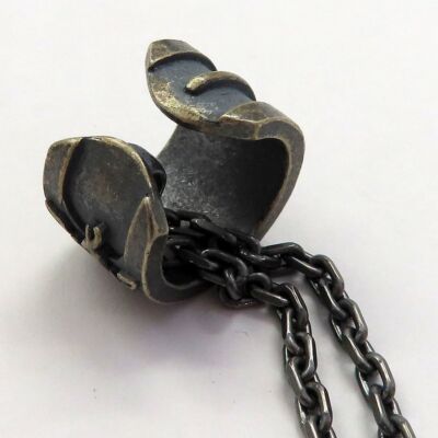 Final Fantasy XVI House Rosfield Silver Ear Cuff Pendant Necklace