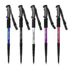 Outdoor Hiking Anti Shock Walking Sticks Telescopic Climbing Poles Ultralight