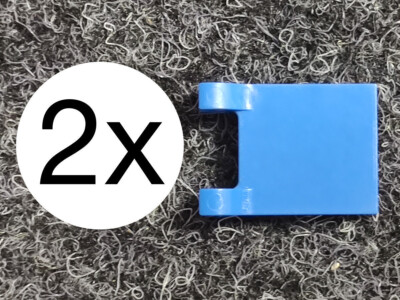 Lego 2 x 2335 blau 2x2 kleine Fahne Flagge mit Clips Piraten Ritter City - C2