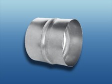 Wickelfalz Verbinder Rundrohr Nippel Wickelfalzrohr Lüftungsrohr 