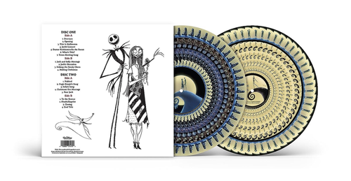 The Nightmare Before Christmas Original Motion Picture Soundtrack 2 LP Disc - Foto 2 di 3