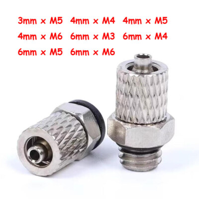 Pneumatik Gerader Schlauch Schnellverschraubung Außengewinde Verbinder Fittings