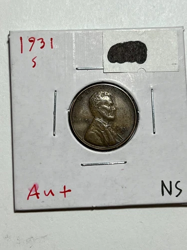 1931-S Lincoln Cent Wheat Penny AU+ Better Date