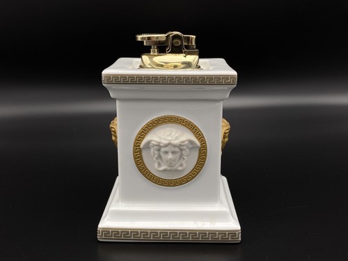 Versace Gorgona Porcelain Table Lighter By Rosenthal 4095/2 - Picture 4 of 8