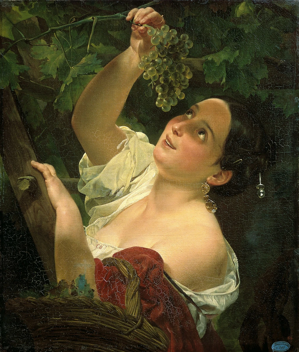Karl Briullov Italian Midday Oil Painting repro 20"x24" | eBay