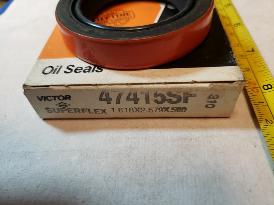 Nuevo de Lote Antiguo Victor 47415SF / 16044 / 16404 Aceite Sello Labial F+S! Foto 3 de 4