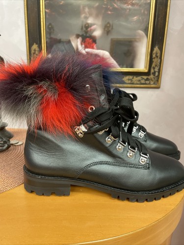 Rebecca Minkoff Jaylin Fur-Trim Leather 