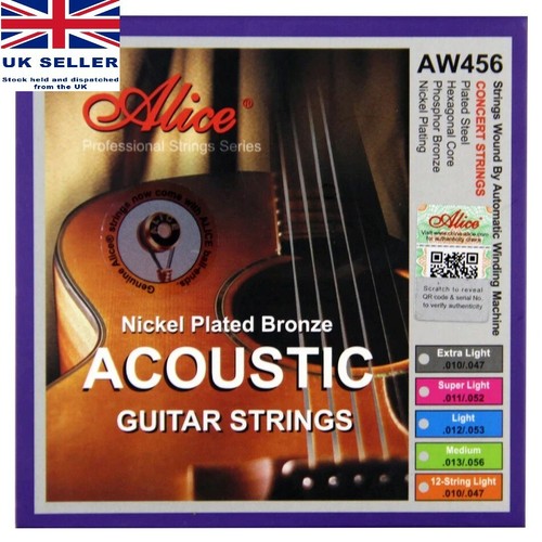 ALICE AW456M Acoustic Guitar Strings eBay