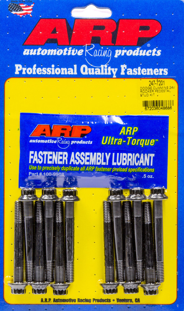 ARP Rocker Pedestal Stud Kit Dodge Cummins 24V ARP Rocker Pedestal Stud Kit Dodge Cummins 24V