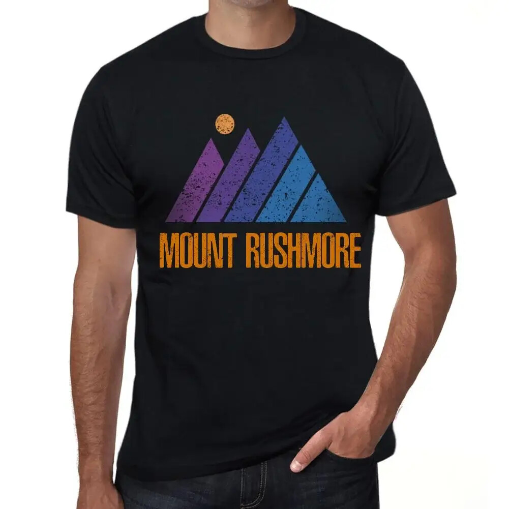 Camiseta Estampada para Hombre Montaña Monte Rushmore – Mountain Mount Rushmore