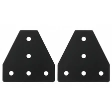 12pcs 80/20 5 Hole Joining T Plate Connector Bracket for 2020 Aluminum Extrusion