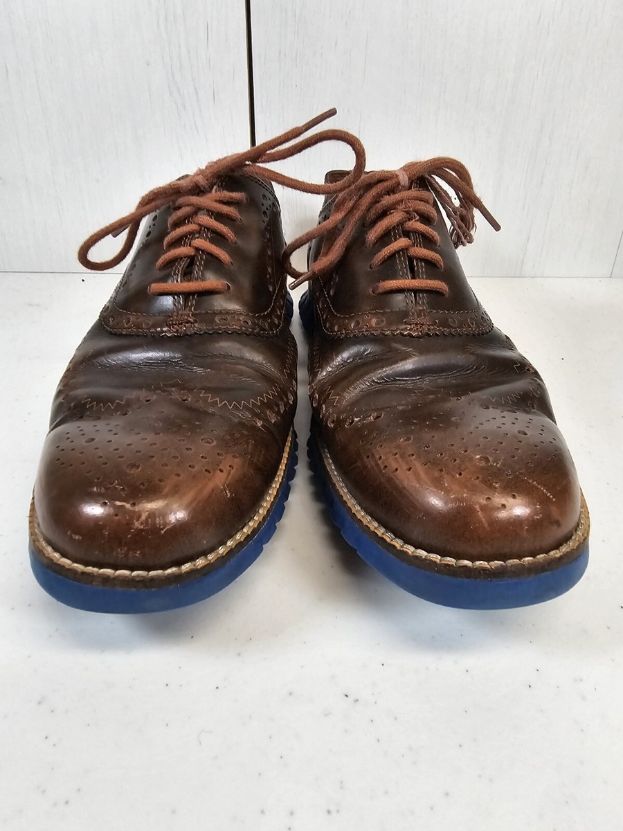 Cole Haan Zerogrand Wingtip Oxford Shoes Men 8.5M Brown  display picture 2