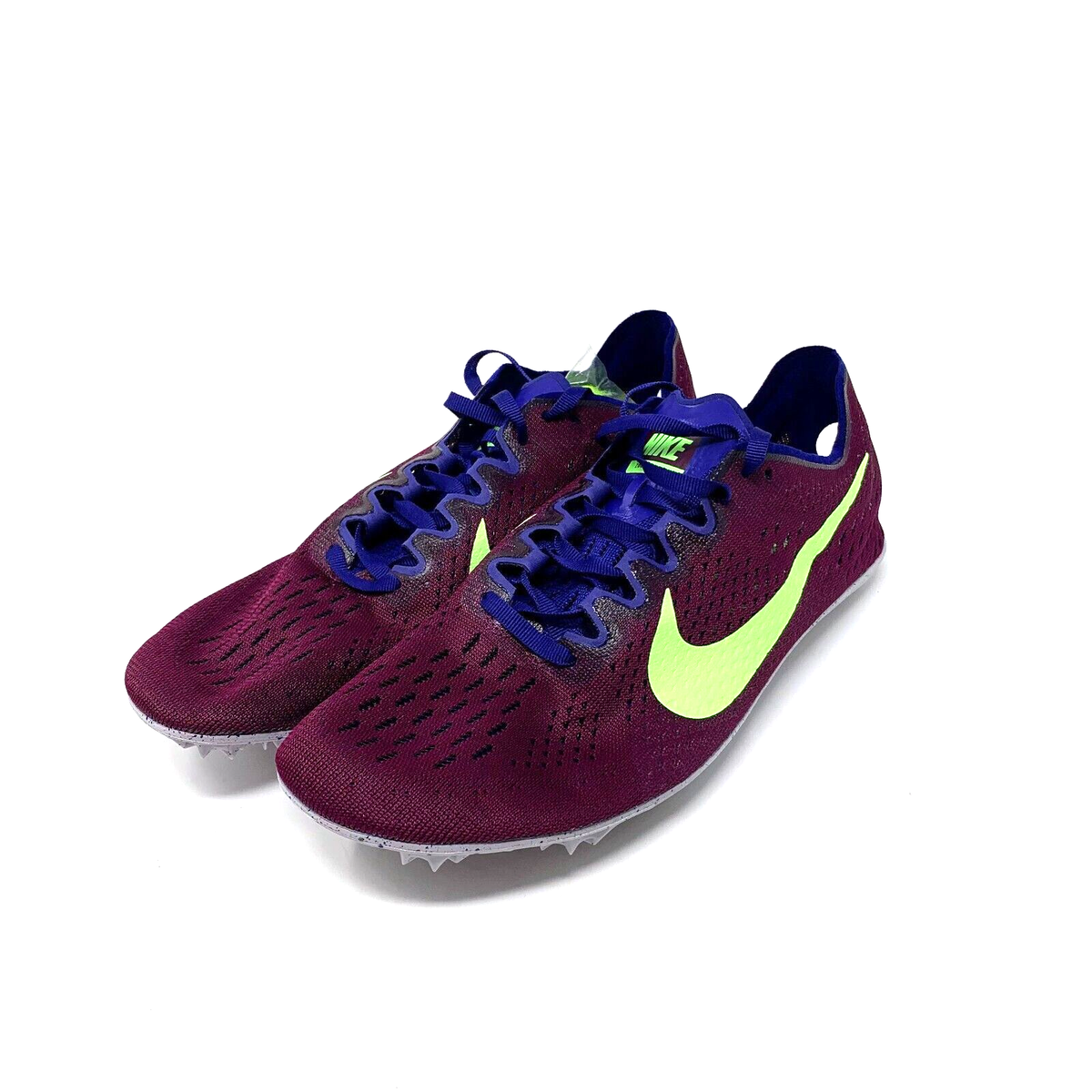 nike track spikes purple