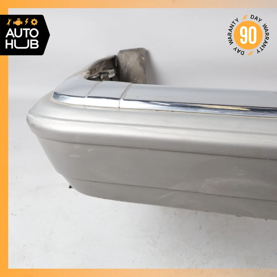 Conjunto de cubierta de parachoques trasero plateado 81-91 Mercedes W126 420SEL 500SEL 300SDL FABRICANTE DE EQUIPOS ORIGINALES Foto 4 de 4