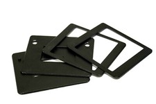 BLACK PHOTO NEGATIVE MASK FRAMES TWO SET