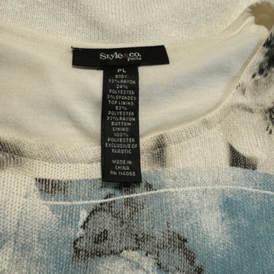 Style & Co. Petite Large Knit Sweater 