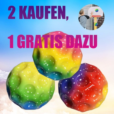 7cm Jump Ball Moon Ball Mini Bouncing Ball Toy Bouncy Balls für Kids Party Gift