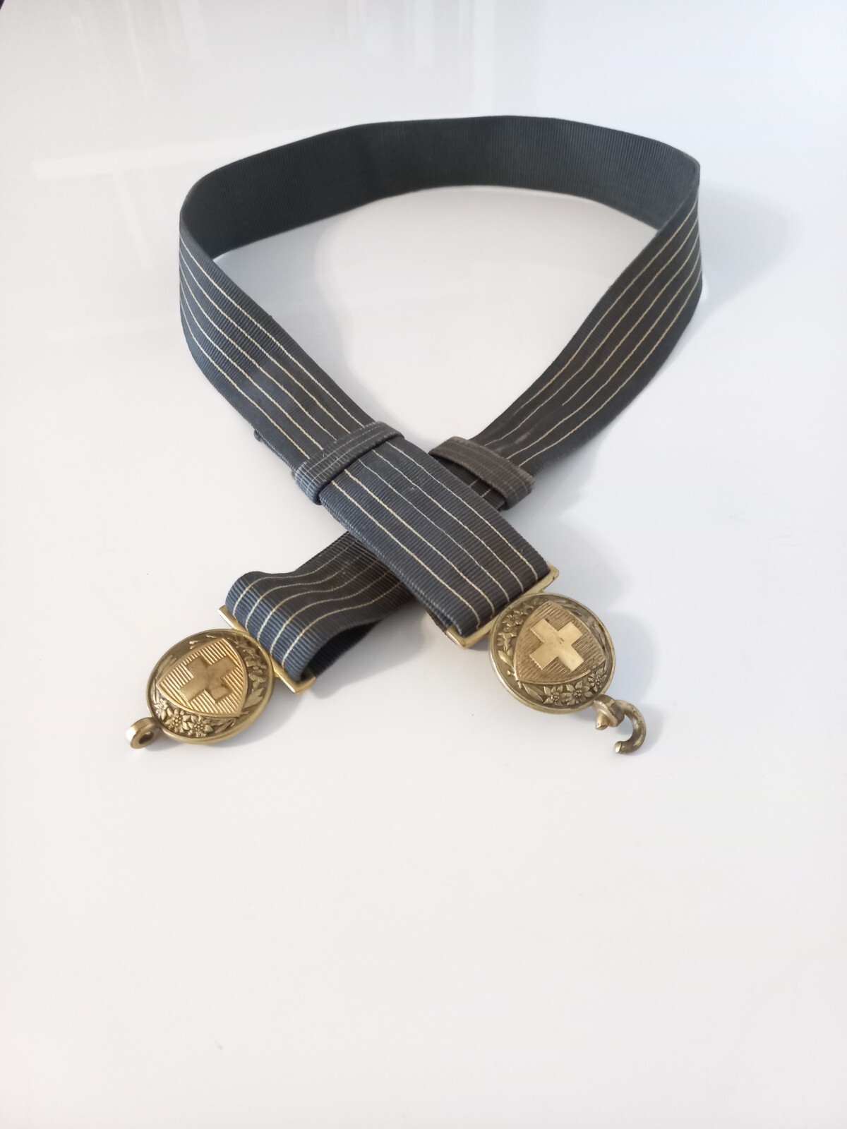 Swiss Army Belt Edelweiss Buckle Parade Ceremonial Switzerland WW2 eBay