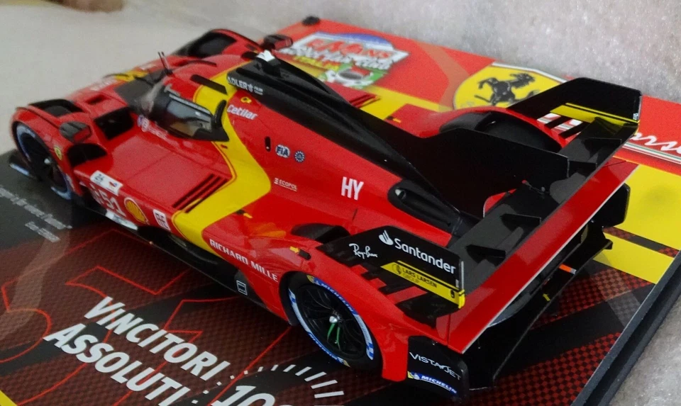 FERRARI 499P #51 LM 2023 GIOVINAZZI/PIERGUIDI/CALADO  1/18 EDIZIONE LIMITATA 12P - Immagine 2 di 4