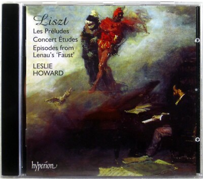 HYPERION Liszt LESLIE HOWARD Les Preludes (CD, 1996, GERMANY) CDA-67015