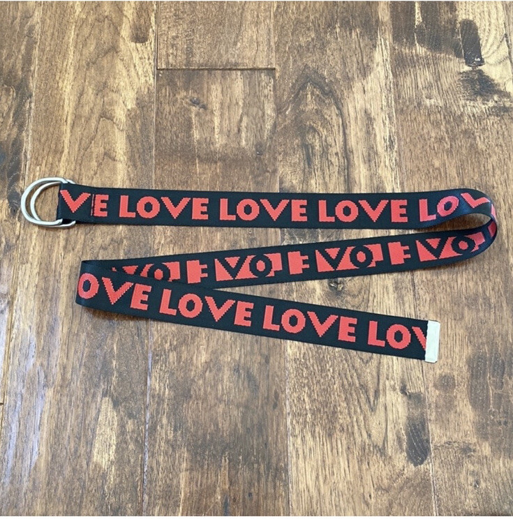 Cara New York LOVE belt Black & Red | eBay display picture 2