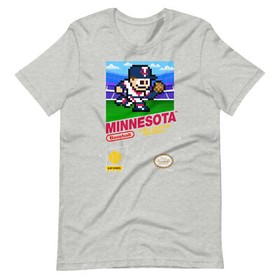 Minnesota Twins Baseball Team Jersey 8-bit Nintendo NES Retro Vintage T-Shirt