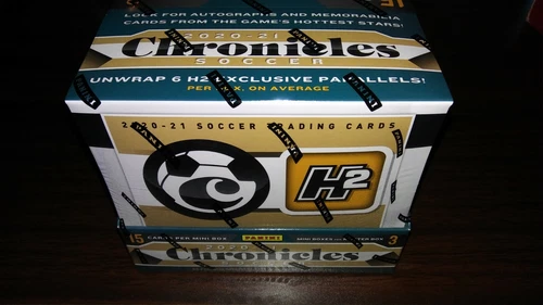 2020-21 Panini Chronicles Soccer H2 Hybrid Asia Hobby Box 3 Mini Boxes per