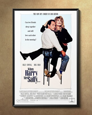 When Harry Met Sally Billy Crystal 1989 Movie Poster 24''x36'' Glossy Unframed8962