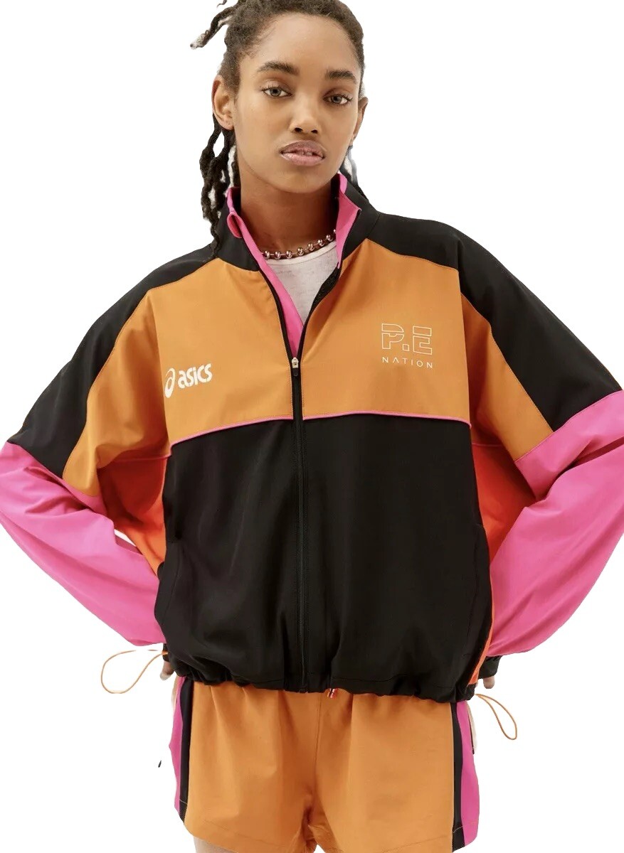 P.E. Nation X Asics Jacket Women's Colorblock Sequence Zip P.E. Nation X Asics Jacket Women's Colorblock Sequence Zip