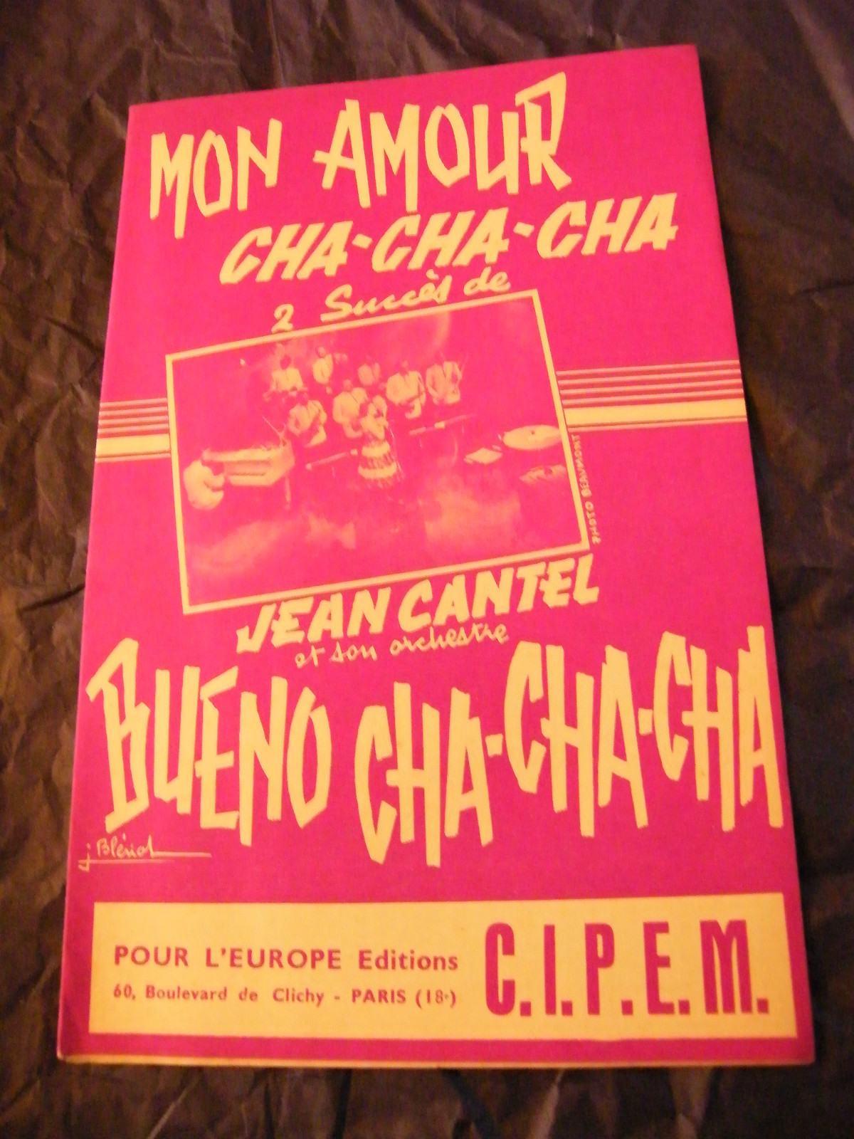My Love Jean Cantel Bueno Cha Cha Cha Music Sheet